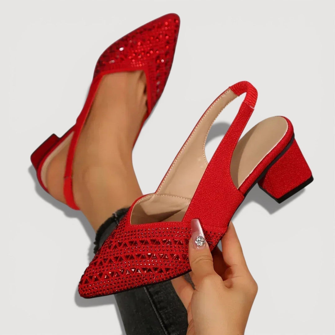 Lilia | Elegante, Glitzernde Slingback-Heels für Stilbewusste Frauen 6