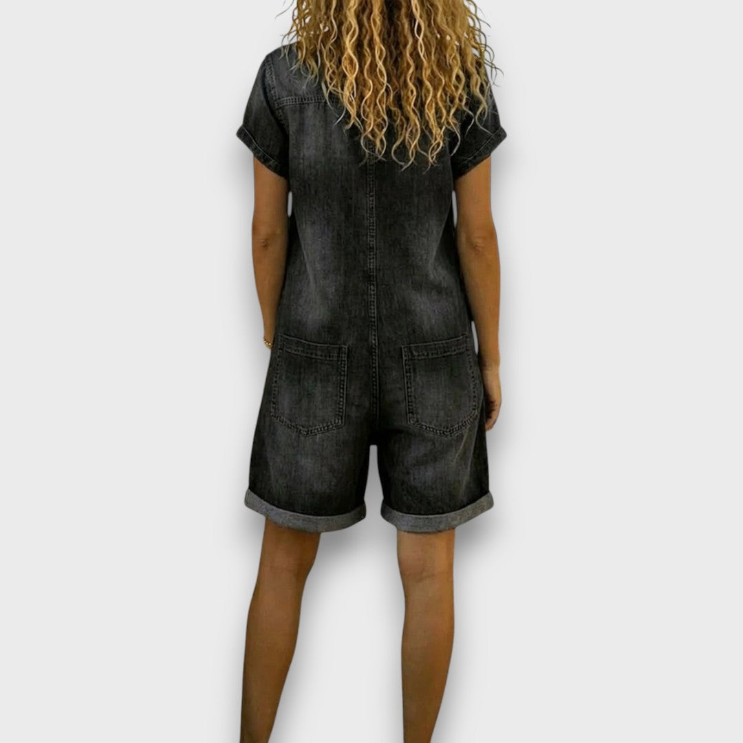 Lily | Weicher und stylischer Damen-Jeansoverall 3
