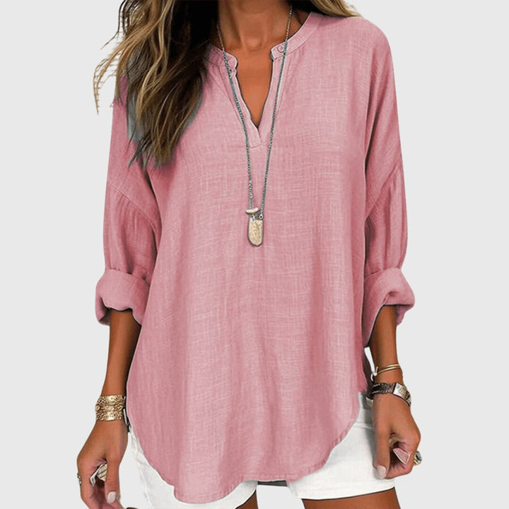 Lina | Atmungsaktives & Elegantes Strandshirt Damen – Fließendes Design für Stilvolle Tage 3