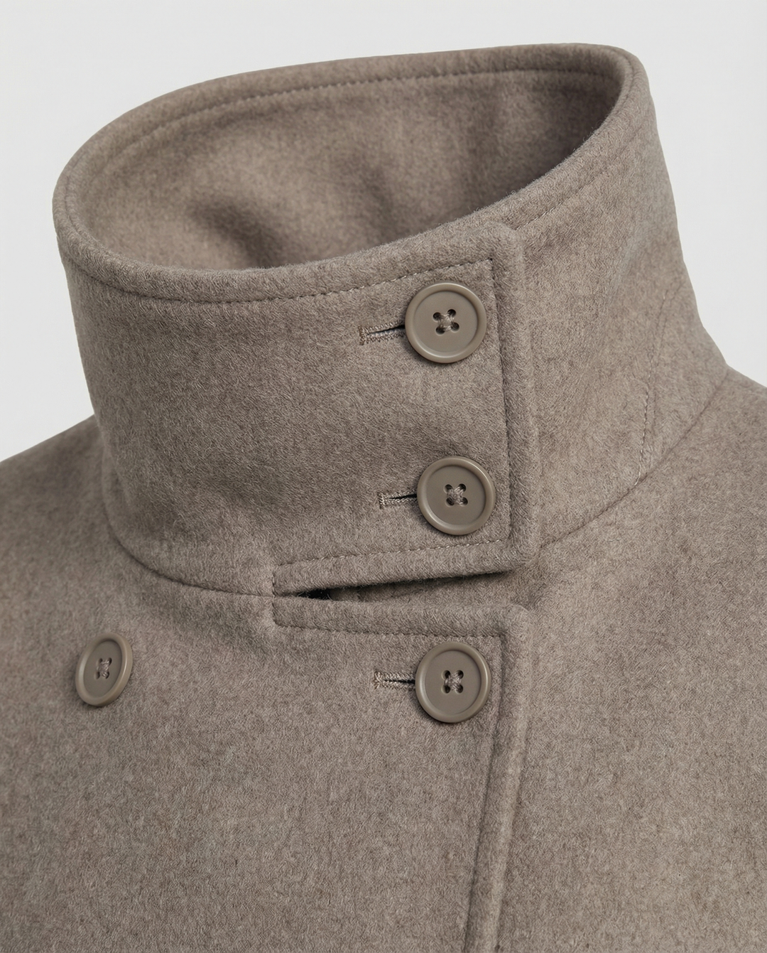 Lina | Elegante, Hochkragen &amp; Zweireihige Damen Kurzjacke 3