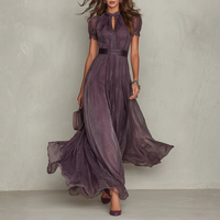 Luisa | Elegantes und fließendes Chiffon-Maxikleid