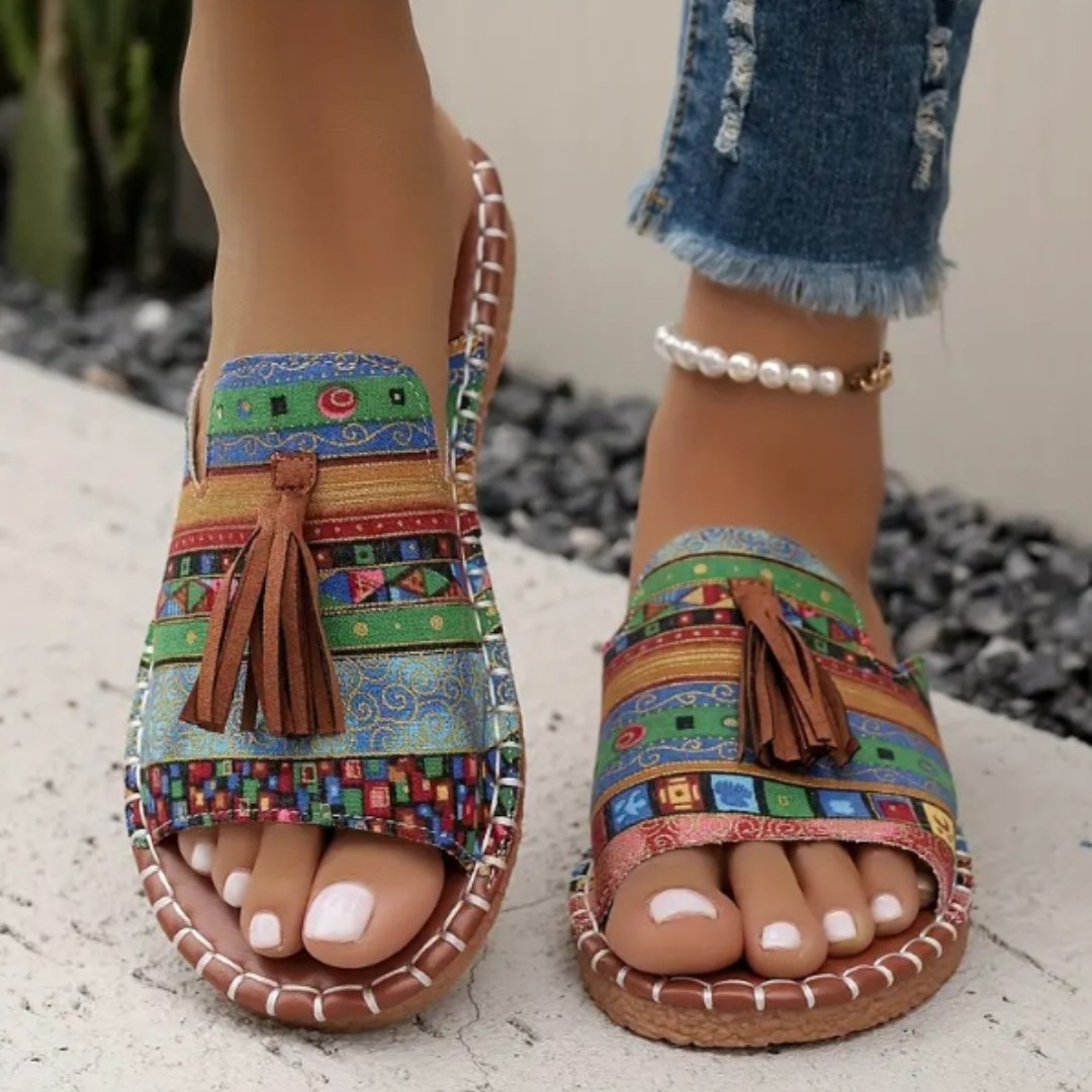 Liora | Bequeme Boho Sandalen Damen – Stilvoll, Offene Zehen für den Sommer 7