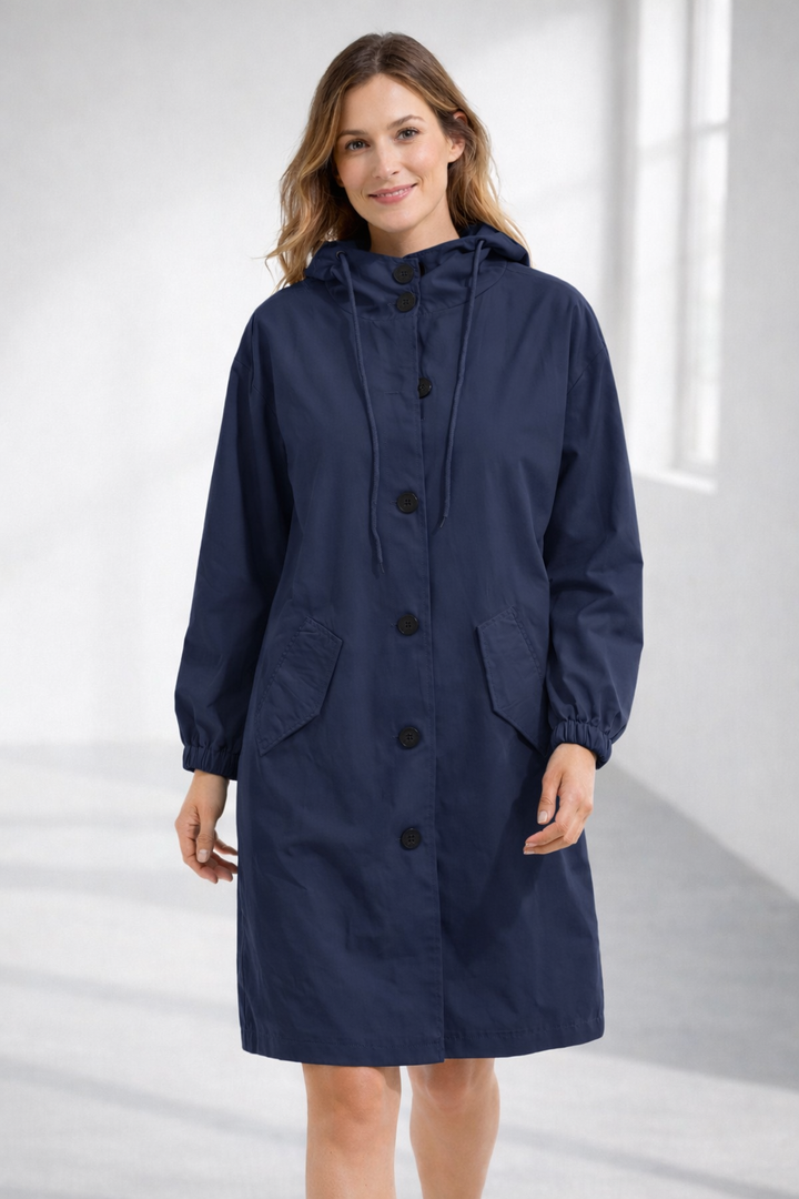 Liora | Bequemer und stylischer langer Kapuzenmantel 10