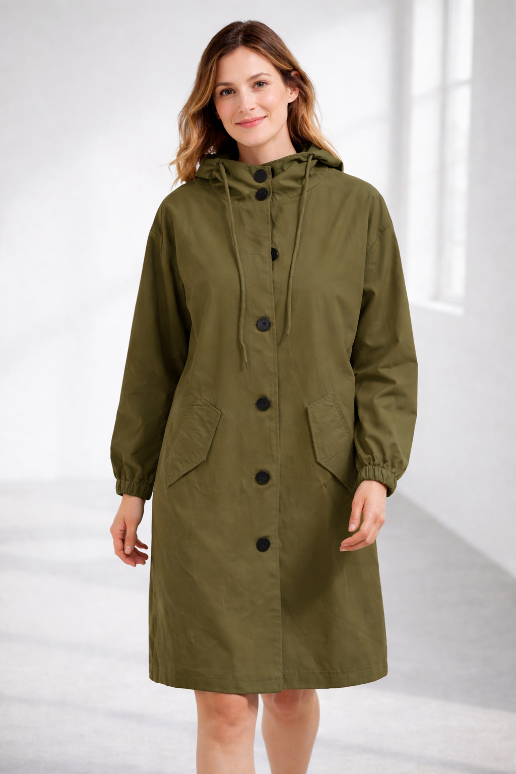 Liora | Bequemer und stylischer langer Kapuzenmantel 15