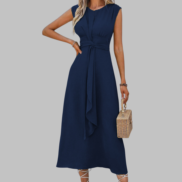 Liora | Elegantes Tailliertes Damenkleid – Fließend &amp; A-Linien Midi für Hochzeitsgast 7