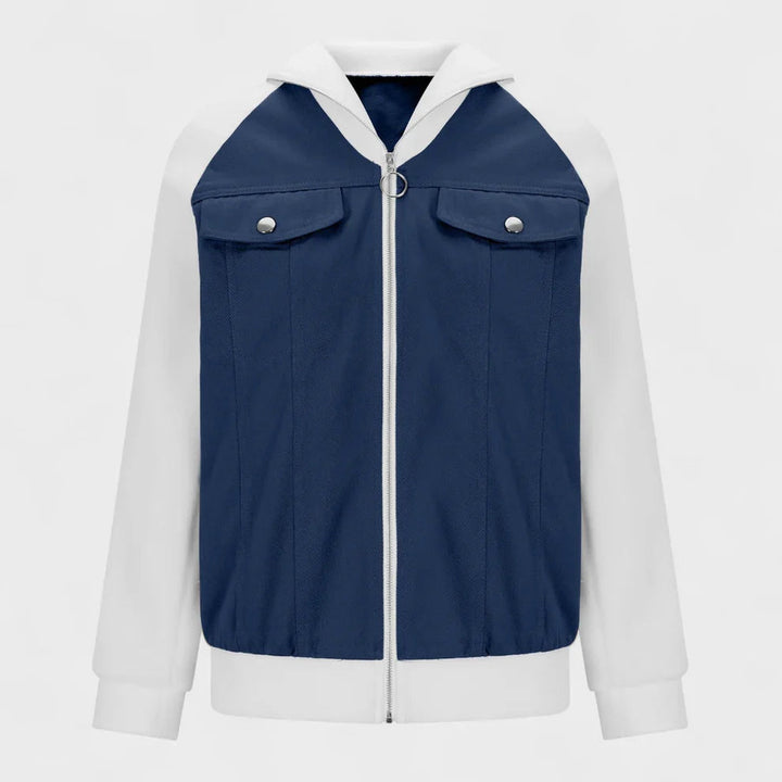 Liora | Warme Denim-Sherpa-Jacke für Damen 1