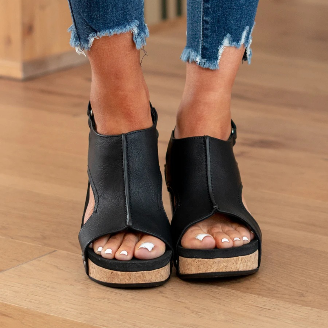 Liorina | Elegante und lässige Sommer-Sandalen mit Keilabsatz 4