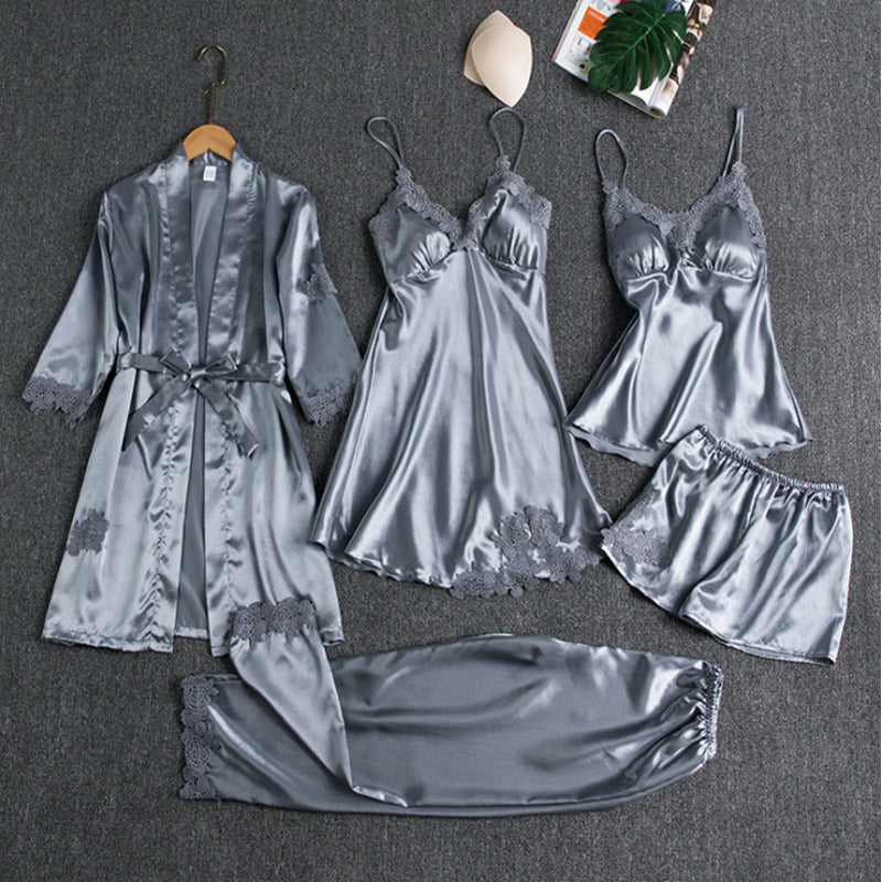 Livia Belleza | Elegantes Spitzen-Pyjama-Set für Damen 4