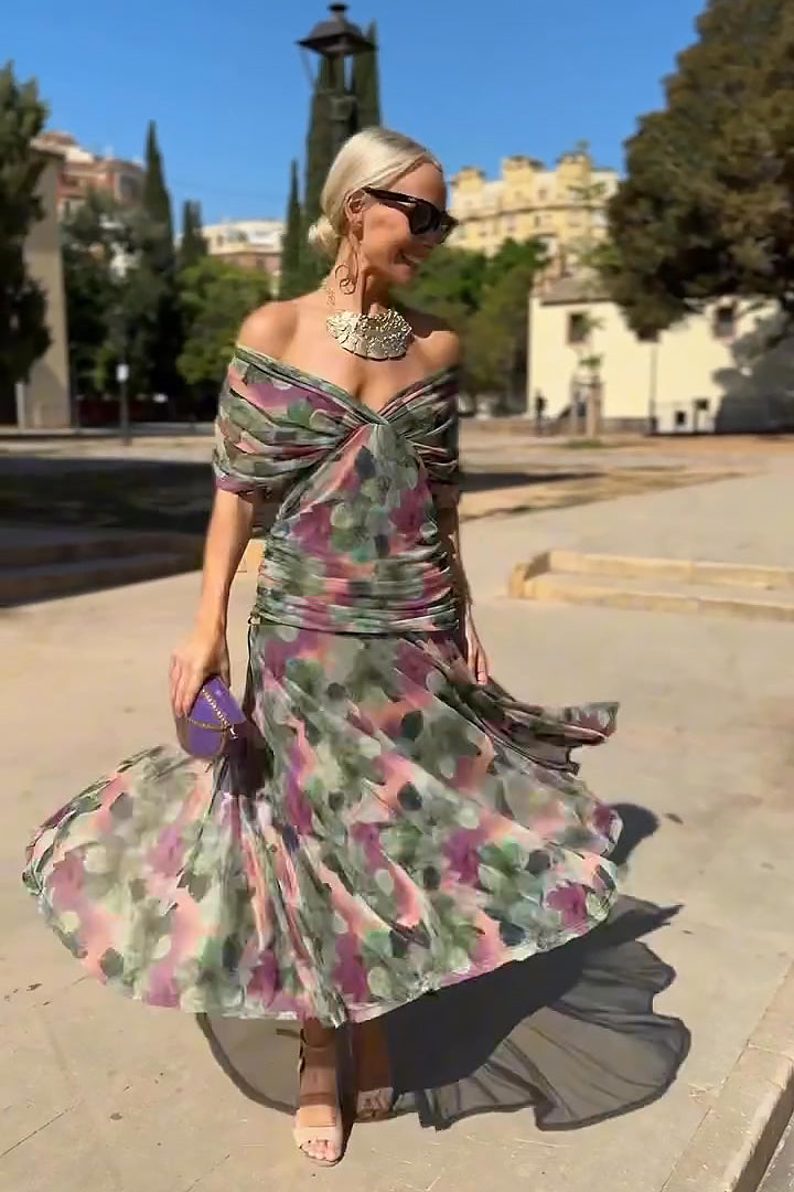 Livia Bellezza | Elegantes V-Ausschnitt Zeremonienkleid Maxi 4