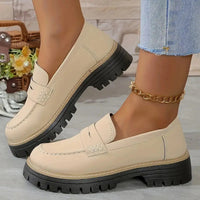 Sina | Moderne Chunky Plateau-Loafer in zeitlosem