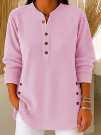 Nora | Bequemes und Vielseitiges Henley Oberteil