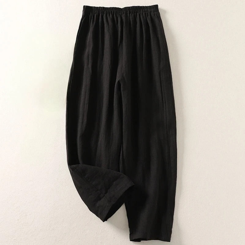 Livia | Elegante Weite Damen-Hose mit Hoher Taille 2
