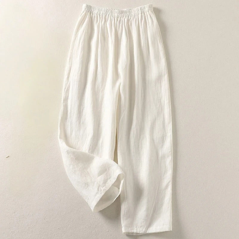 Livia | Elegante Weite Damen-Hose mit Hoher Taille 4