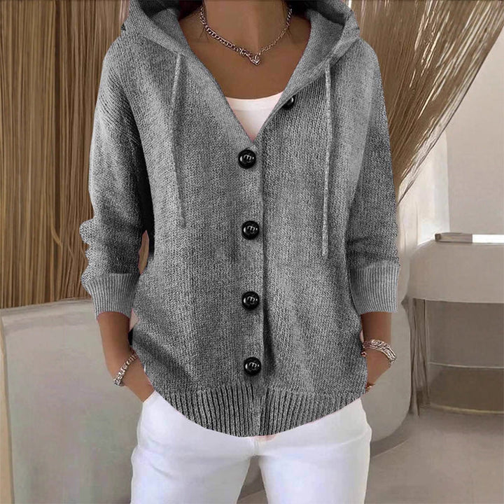 Livia | Eleganter Langarm Damen Cardigan mit Offener Silhouette 2