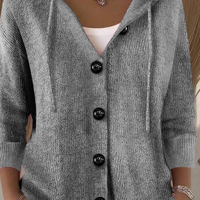 Livia | Eleganter Langarm Damen Cardigan mit Offener Silhouette 4