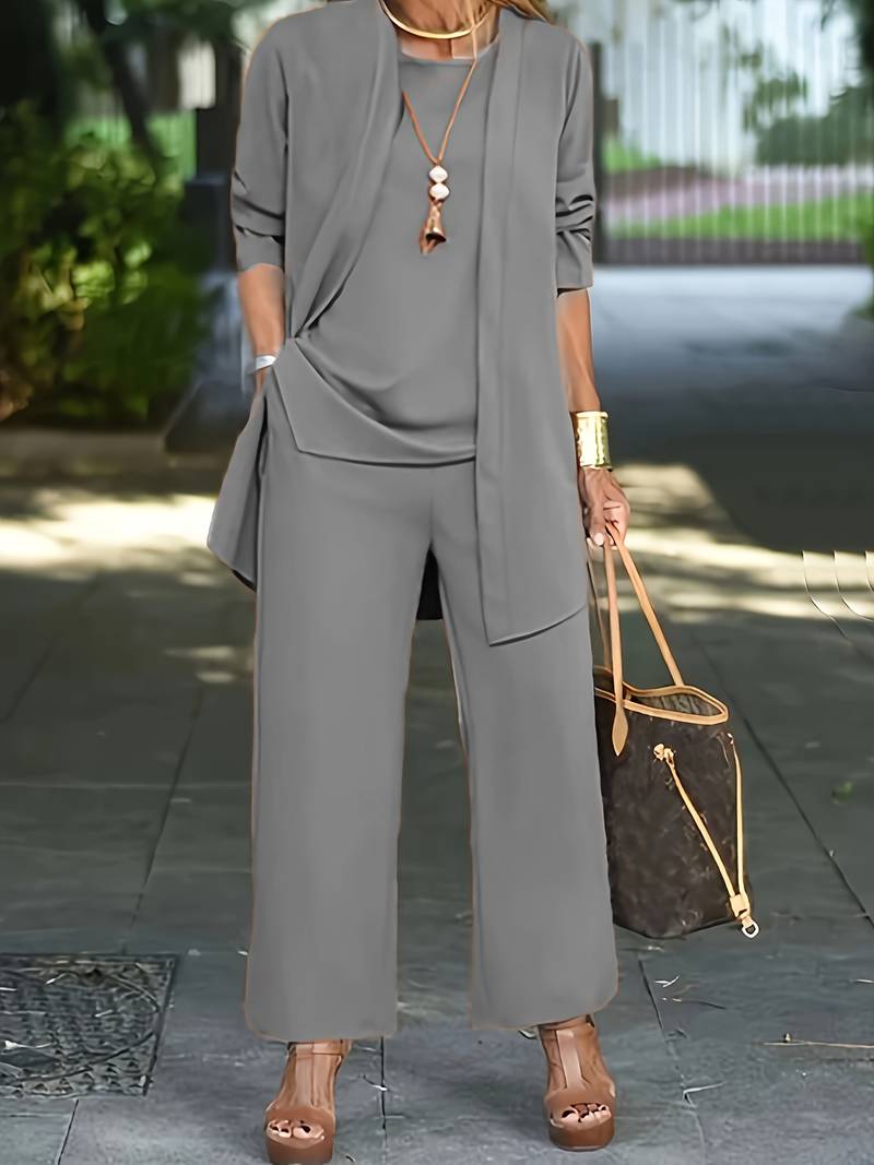 Livia | Elegantes, Atmungsaktives & Vielseitiges Dreiteiliges Set 0