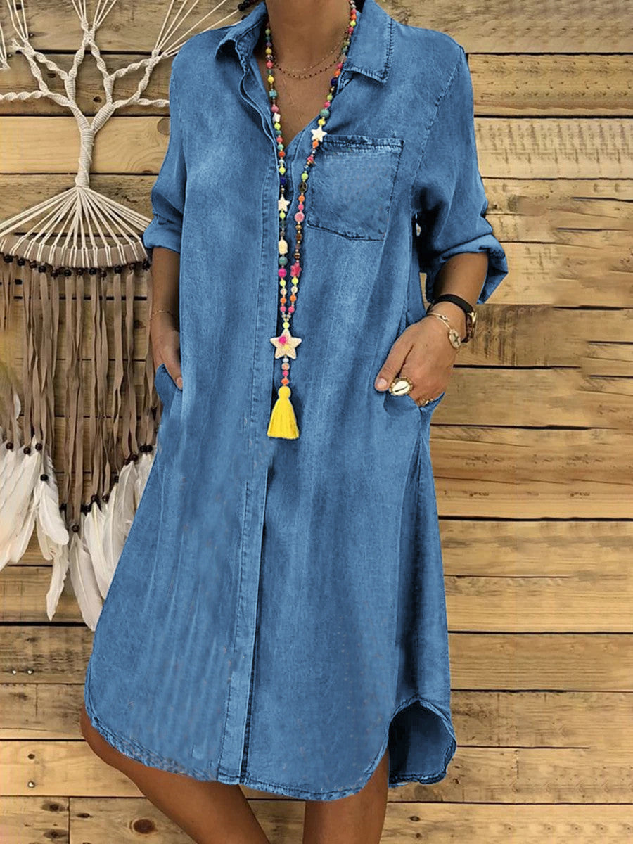 Livia | Lässiges Denim Kleid mit Entspannter Passform 1