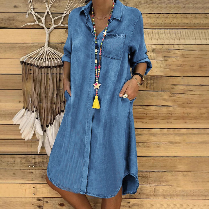 Livia | Lässiges Denim Kleid mit Entspannter Passform 3