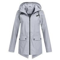 Julia | Stilvolle und bequeme lange Regenjacke