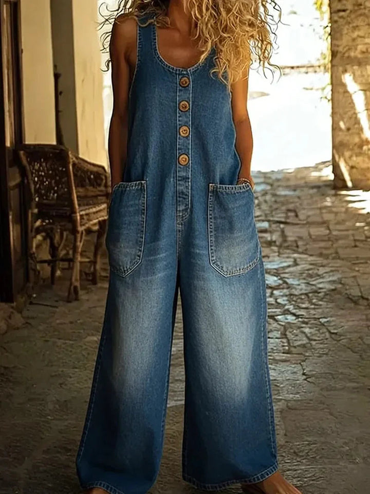 Lora | Bequeme Vintage-Inspirierte Damen Latzhose 1