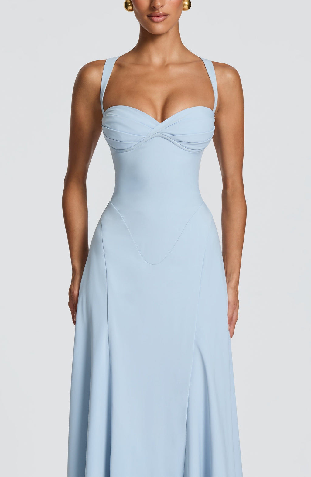 Loretta | Maxikleid Sommer Elegant A-Linie Herz-Ausschnitt Feminin 3