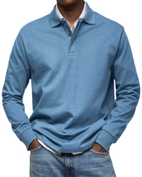 Daan | Elegantes Langarm-Polo für modernen Komfort