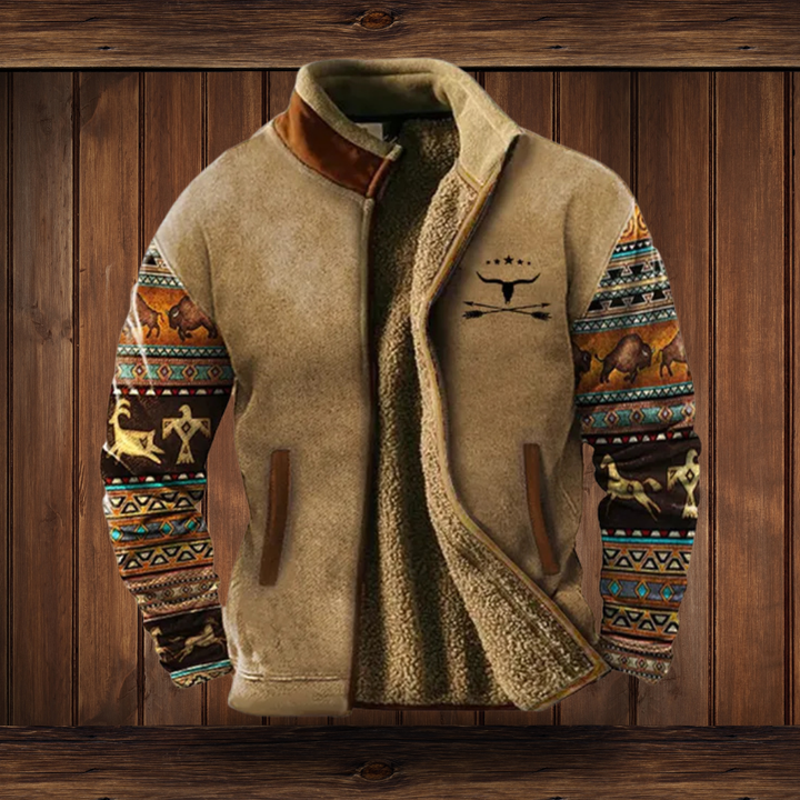 Luca | Elegante 3D-Print Herrenjacke im Regular Fit 4