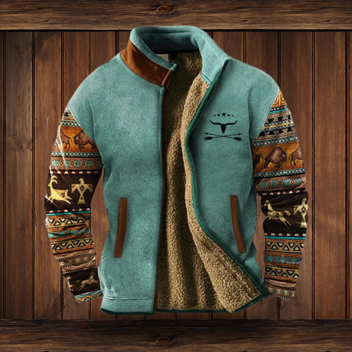 Luca | Elegante 3D-Print Herrenjacke im Regular Fit 5