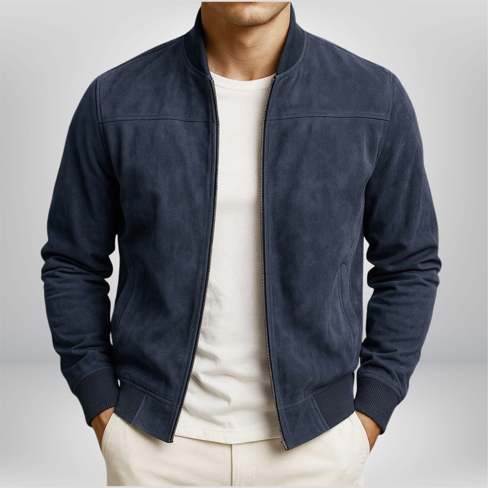 Luca | Elegante Klassische Stadtjacke aus Leder 2