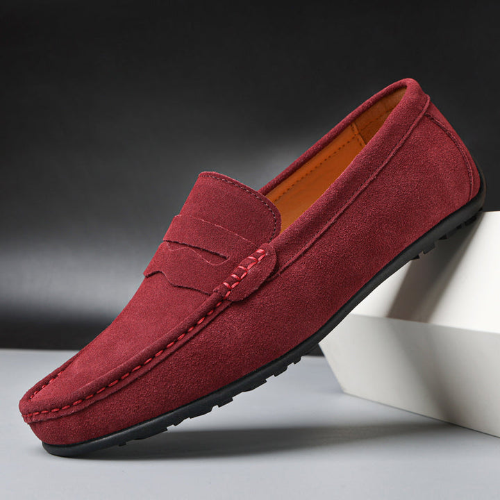 Luca | Elegante Wildleder Herren Loafer mit Gepolstertem Futter 2