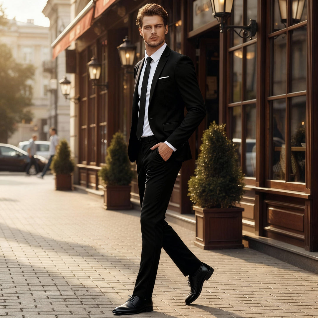 Luca | Eleganter Slim-Fit Herrenanzug Set 4
