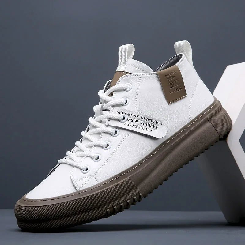 Luca | Hochwertige, Bequeme & Stilvolle Herren-Leder-Sneaker 0