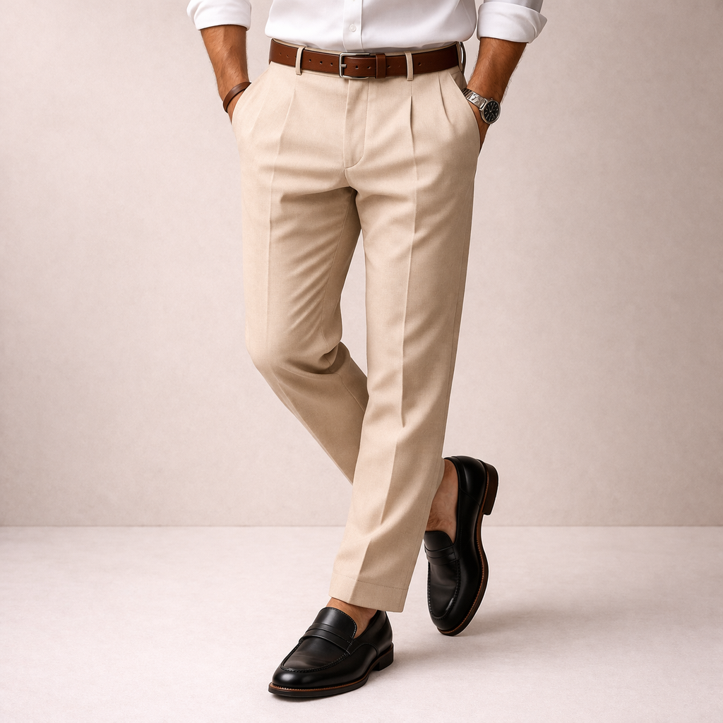 Lucas | Elegante und atmungsaktive Nadelstreifenhose 2