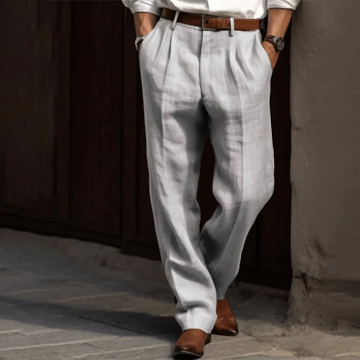 Lucas | Elegante und atmungsaktive Nadelstreifenhose 5