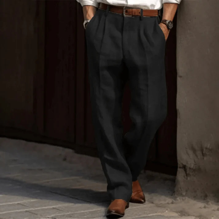 Lucas | Elegante und atmungsaktive Nadelstreifenhose 6