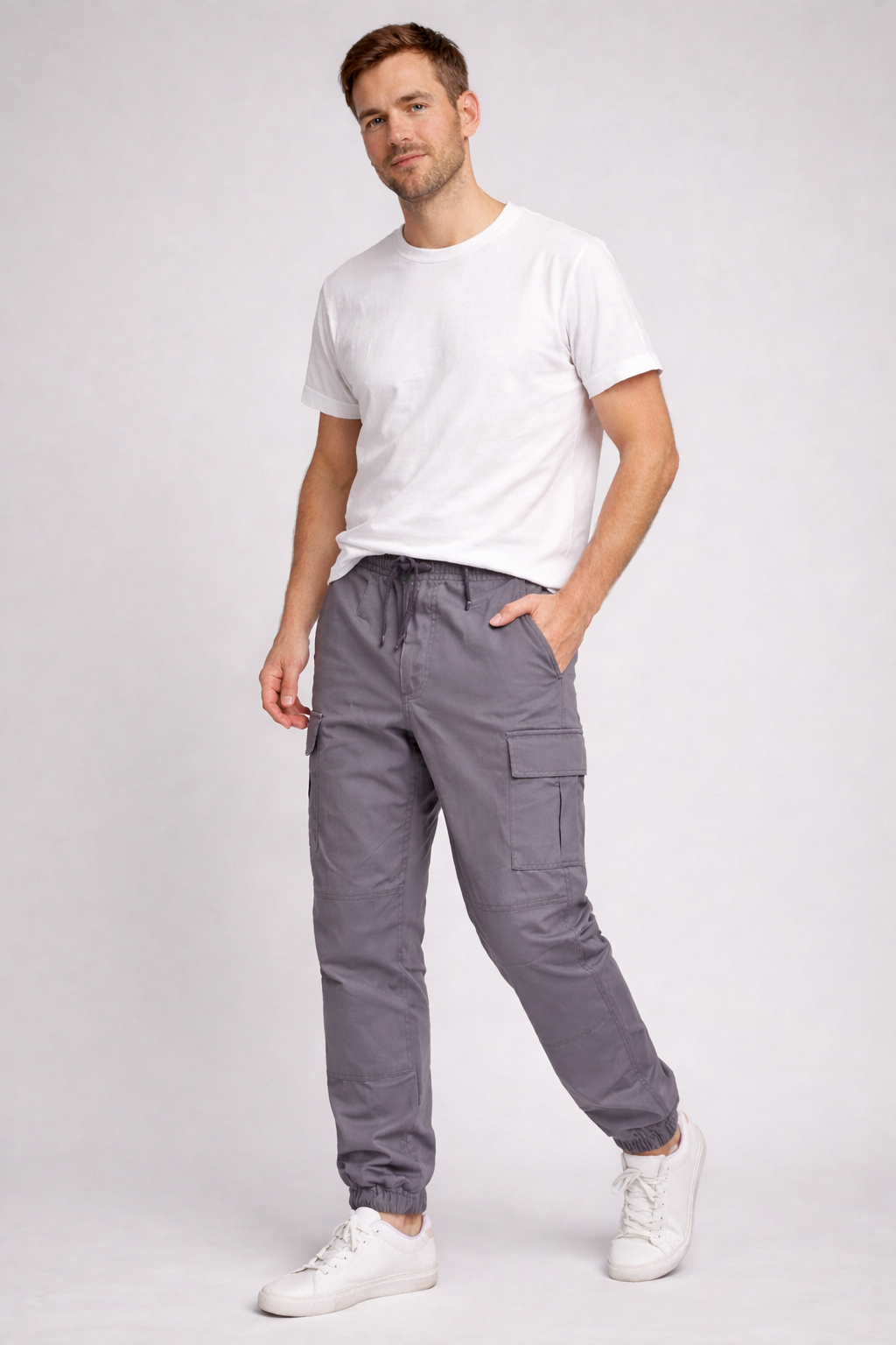 Lukas | Cargohose Männer Modern Cropped Leichtgewicht Relaxed Fit 4