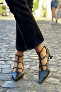 Jana | Bequeme Damen-Pumps mit Niedrigem Blockabsatz