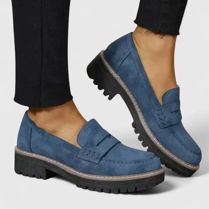 Luna | Ergonomische, Stilvolle Damen Slipper – Perfekt als Loafer Damen Schwarz 2