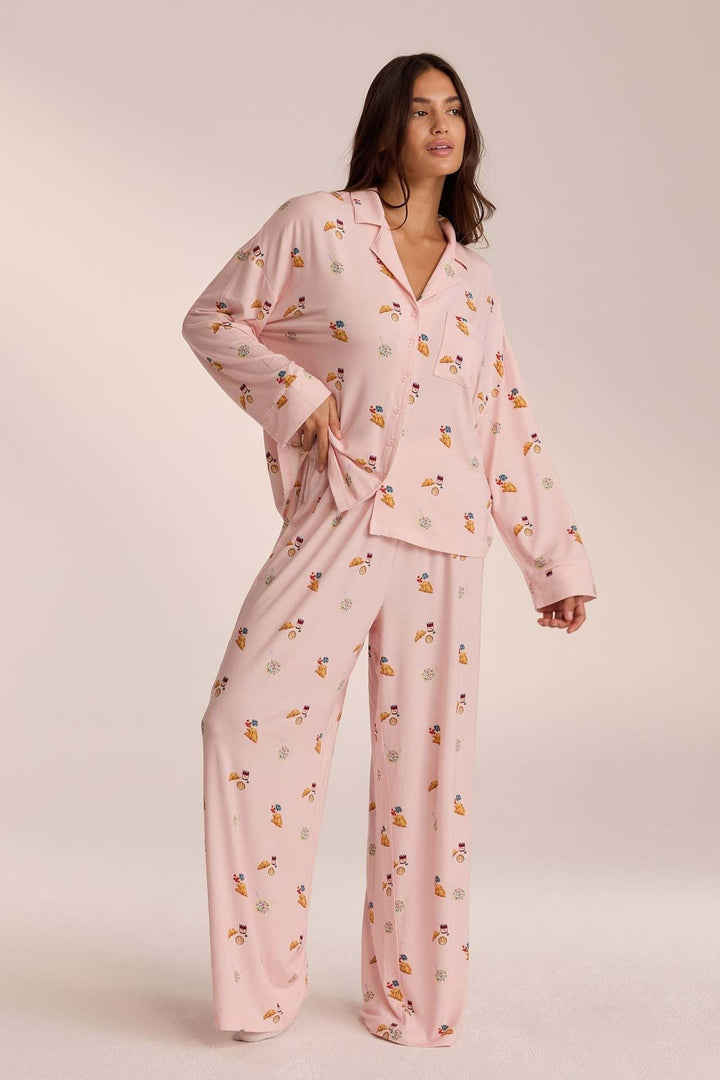 Luna | Gemütliches Entspanntes Damen-Pyjama-Set 2