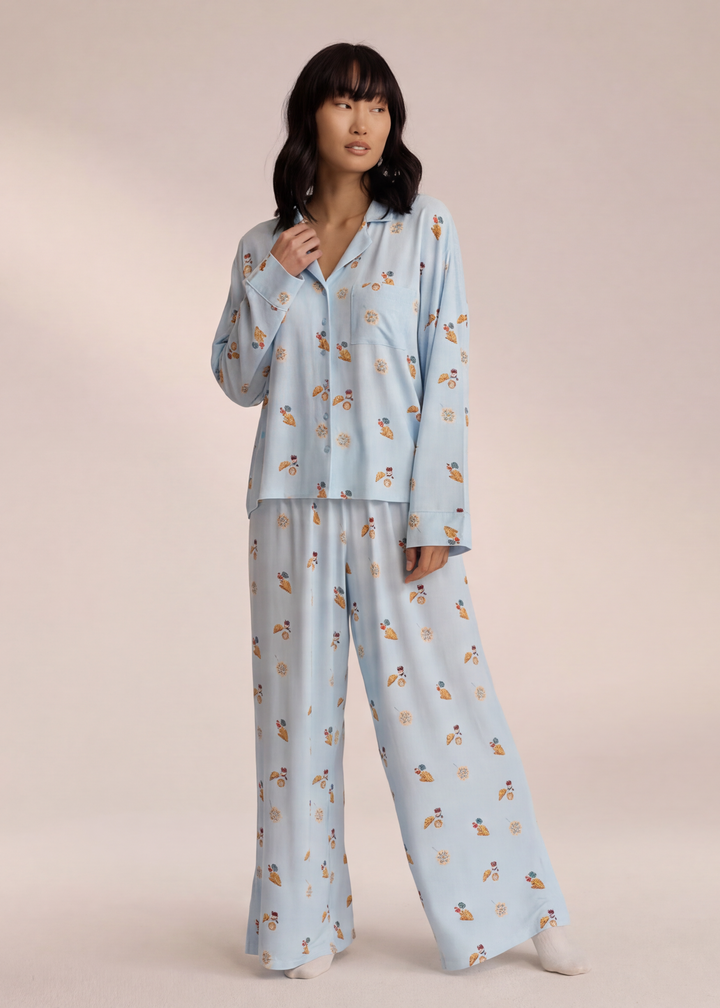 Luna | Gemütliches Entspanntes Damen-Pyjama-Set 6
