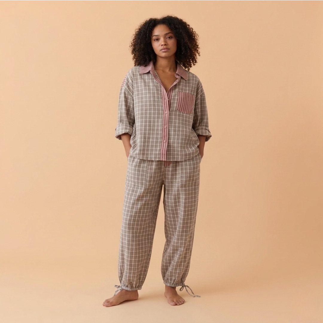 Luna | Pyjama Set Damen – Gemütlich, Elegant & Ideal für Entspannung 0