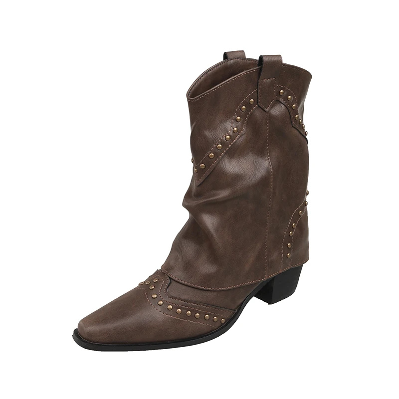 Luna | Westernstiefel mit Nieten & elegantem Mid-Heel 4