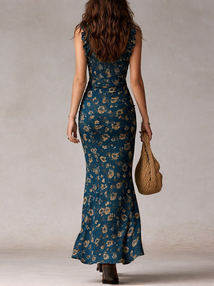 Lunara | Romantisches A-Linien Maxikleid Boho-Stil 4