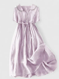 Selina | Luftiges und Elegantes Midi Kleid
