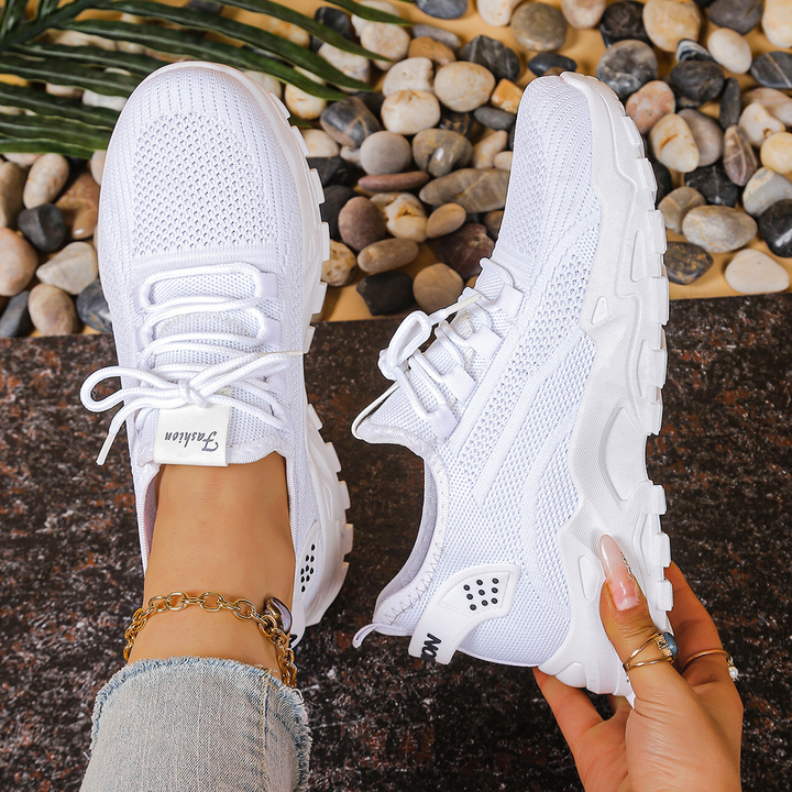 Maira | Bequeme Weiße Sneaker Damen – Orthopädische Turnschuhe für Stil und Komfort 6