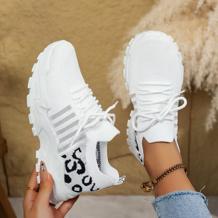 Maira | Bequeme Weiße Sneaker Damen – Orthopädische Turnschuhe für Stil und Komfort 8