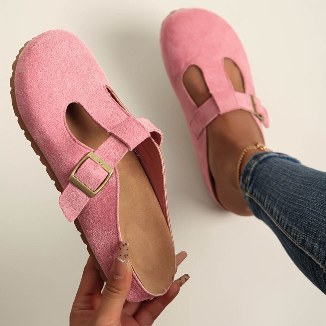 Malia | Elegante, Bequeme & Vielseitige Slip-On-Clogs mit Schnalle 3