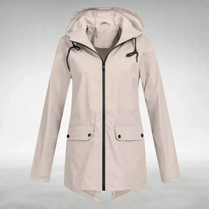 Maria | Moderner und wasserdichter Damen Regenmantel 10