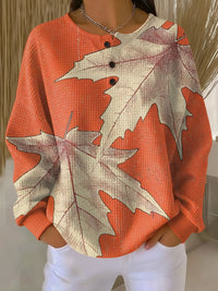 Laura | Elegant and Cozy Waffle Knit Sweater for Women