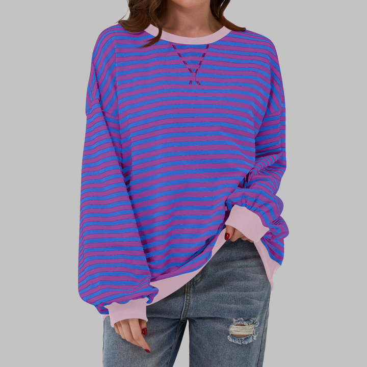Marlow | Verspielt Gestreiftes Sweatshirt Damen – Entspannt, Atmungsaktiv &amp; Modern 6